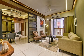 Living Room in 3 BHK Apartment at Shilaj – for Sale