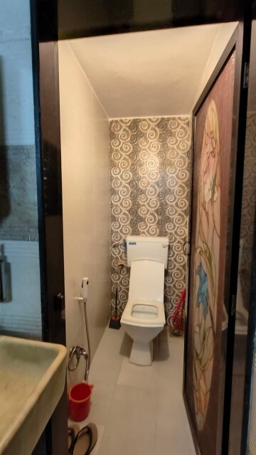 Bathroom in 1 BHK Apartment at Gagan Arcade CHS, Vasai East – for Sale