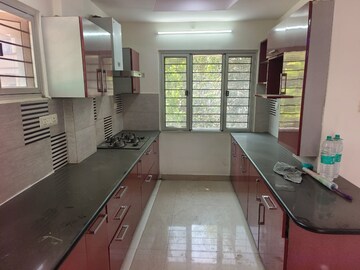 Kitchen in 3 BHK Apartment at Trendset Valley View, Banjara Hills – for Rent