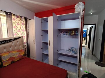Bedroom in 1 BHK Apartment at Unnati Woods CHS, Kasarvadavali – for Rent