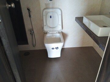 Bathroom in 2 BHK Apartment at Shree Tirupati STG Signature Residency, Ghodbunder Road – for Rent