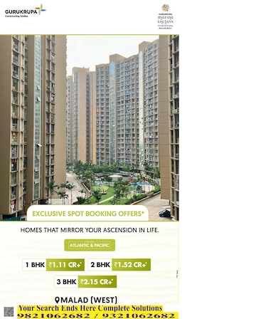 1 BHK Apartment For Resale in Gurukrupa Marina Enclave Malad West Mumbai  8227821