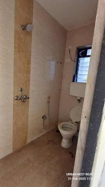 Attached Bathroom in 2 BHK Apartment at Seawoods – for Rent