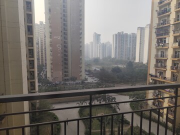 Balcony in 3.5 BHK Apartment at Aims Golf City, Sector 75 – for Rent