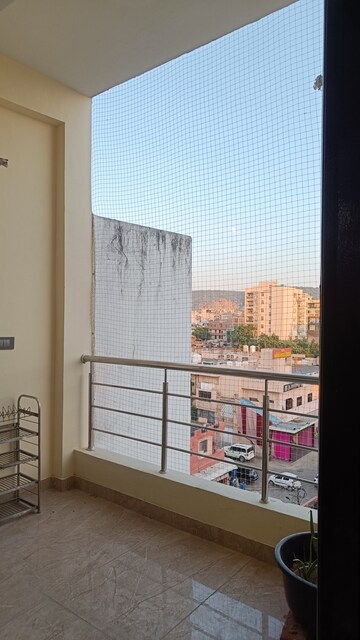 Balcony in 1 BHK Apartment at Raja Park – for Rent
