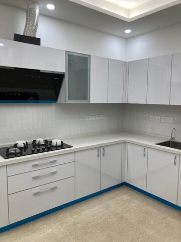 Kitchen in 3 BHK Builder Floor at Ansal Sushant Lok I, Sector 43 – for Rent