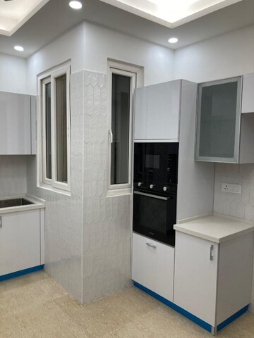 Kitchen in 3 BHK Builder Floor at Ansal Sushant Lok I, Sector 43 – for Rent