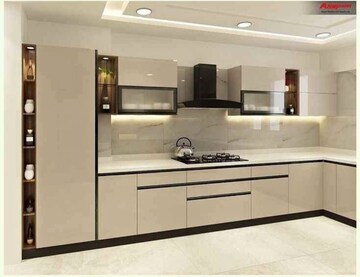 Kitchen in 1 RK Builder Floor at Unitech Infospace, Sector 21 – for Rent