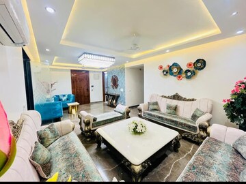 Living Room in 1 RK Builder Floor at Unitech Infospace, Sector 21 – for Rent