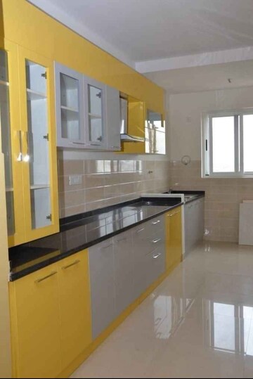 Kitchen in 1 RK Builder Floor at Unitech Infospace, Sector 21 – for Rent