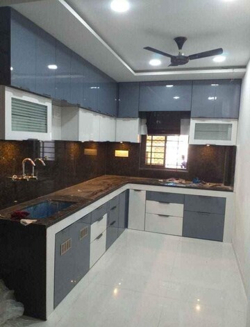 Kitchen in 1 RK Builder Floor at Unitech Infospace, Sector 21 – for Rent