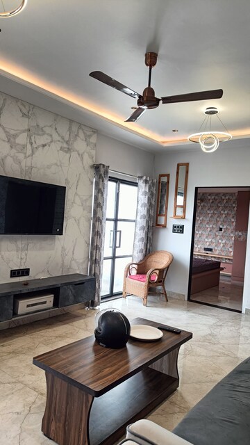 Living Room in 2 BHK Apartment at Raja Park – for Rent