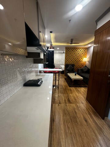 Living Room in Studio Apartment at JMD Suburbio, Sector 67 – for Rent