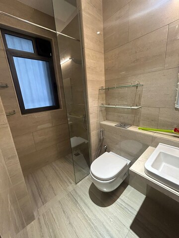 Bathroom in 3 BHK Apartment at Anand Kunj, Santacruz West – for Rent