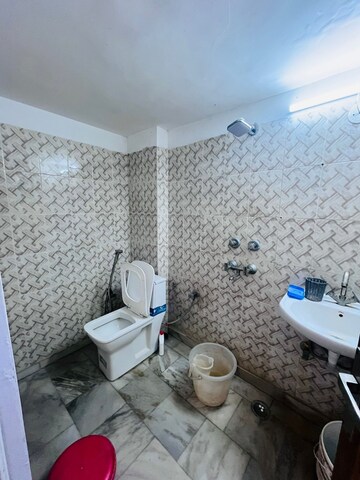 Bathroom in 1 BHK Apartment at Panchsheel Vihar – for Rent