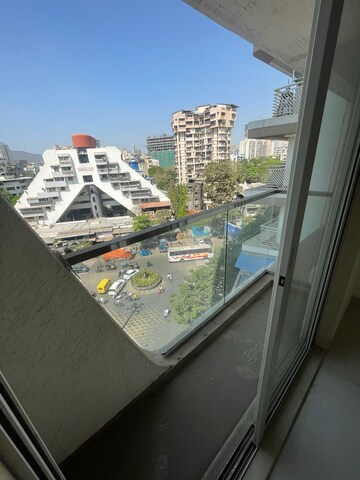Balcony in 1 BHK Apartment at JVM Corner Stone, Naupada – for Sale
