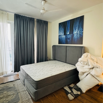 Bedroom in 3.5 BHK Apartment at Omaxe The Palace, Sushant Golf City – for Rent