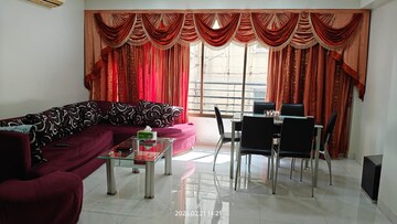 Living Room in 3 BHK Apartment at Aquarius Tower, Khar West – for Rent