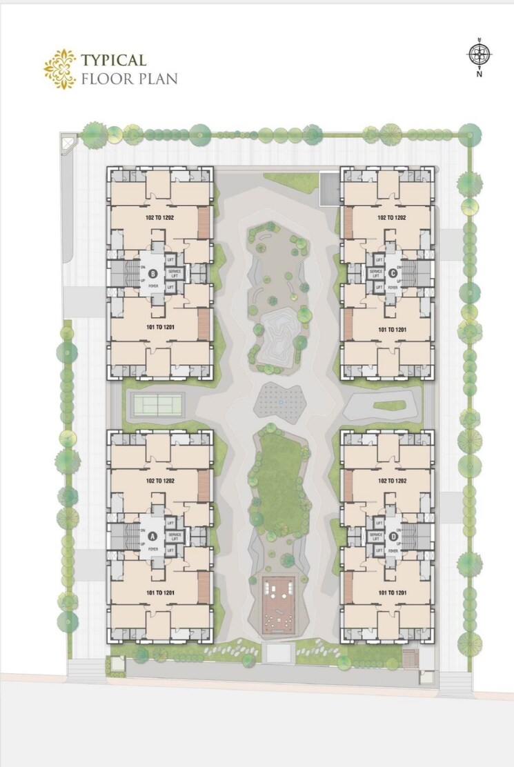 Master Plan, ahmedabad cantonment 4 Bedroom 4380 Sq.Ft. Apartment In Ahmedabad Cantonment Ahmedabad 8229325