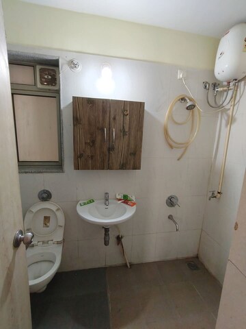 Bathroom in 1 BHK Apartment at Ghansoli Sector 4 – for Rent