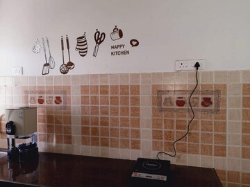 Kitchen in 1 BHK Apartment at Candolim – for Rent