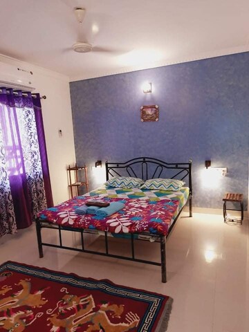 Bedroom in 1 BHK Apartment at Candolim – for Rent