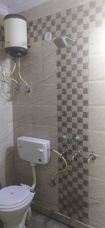 Bathroom in 1 BHK Builder Floor at Kalkaji – for Rent