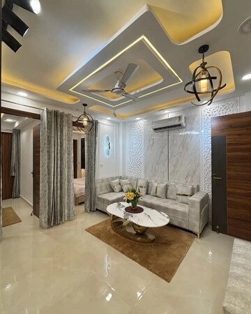 Living Room in 3 BHK Apartment at Mahavir Enclave 1 – for Sale