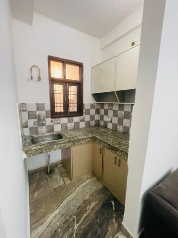 Kitchen in 1 BHK Apartment at Hargobind Enclave – for Rent