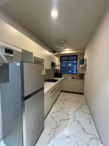 Kitchen in Studio Builder Floor at Ambience Creacions, Sector 22 – for Rent