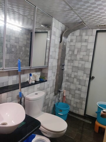 Bathroom in 1 BHK Apartment at Paranjape Blue Ridge, Hinjewadi – for Rent