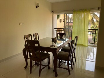Living Room in 3 BHK Apartment at Miramar – for Rent