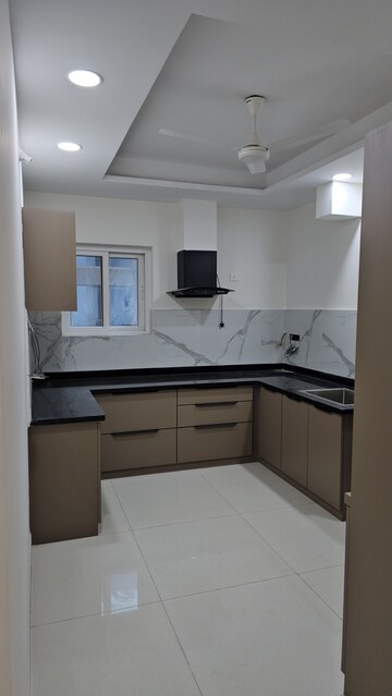Kitchen in 3 BHK Apartment at Rajapushpa Eterna, Nanakramguda – for Rent