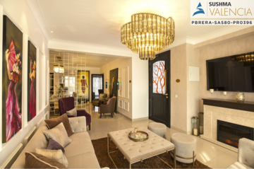 Living Room in 3 BHK Apartment at Sushma Valencia, Nagla Road – for Sale