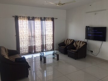 Living Room in 4 BHK Apartment at Paranjape Blue Ridge, Hinjewadi – for Rent