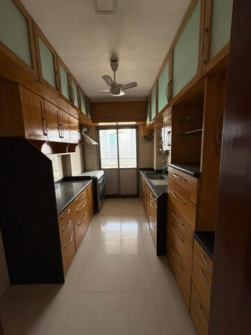Kitchen in 3 BHK Apartment at Lokhandwala Harmony, Worli – for Rent