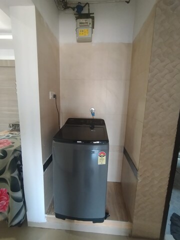 Bathroom in 2 BHK Apartment at Sudarshan Sky Garden, Ghodbunder Road – for Rent