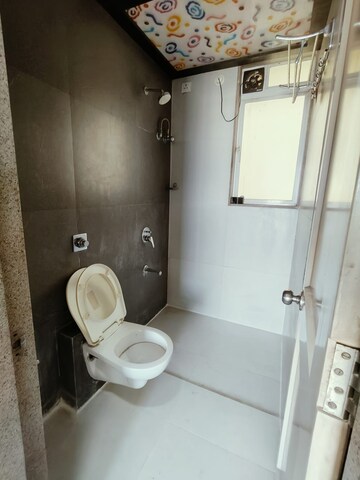Bathroom in 2 BHK Apartment at Vijay Residency Phase III, Kavesar – for Sale