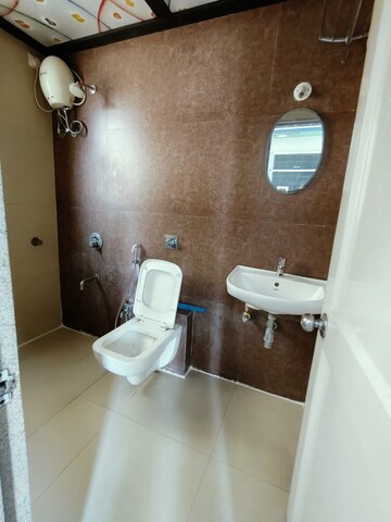 Bathroom in 2 BHK Apartment at Vijay Residency Phase III, Kavesar – for Sale