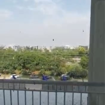 Balcony in 4 BHK Apartment at Trident Embassy Reso, Sector 1 Greater Noida – for Sale