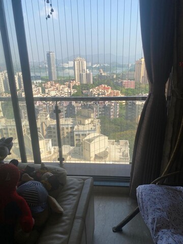 Balcony in 3 BHK Apartment at Hiranandani Gardens Lake Castle, Powai – for Sale