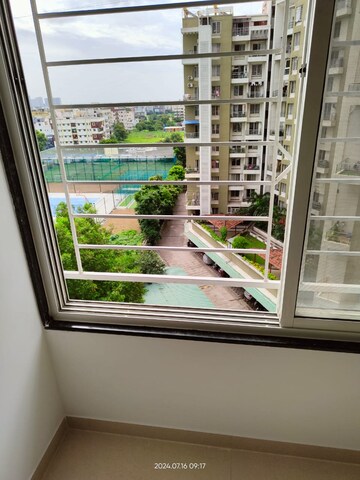 Balcony in 2 BHK Apartment at Shree Venkatesh Graffiti Glover, Keshav Nagar – for Rent