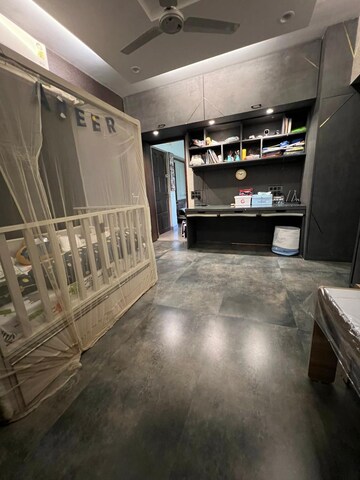Staircase in 4 BHK Apartment at Rushi Tower, Andheri West – for Sale