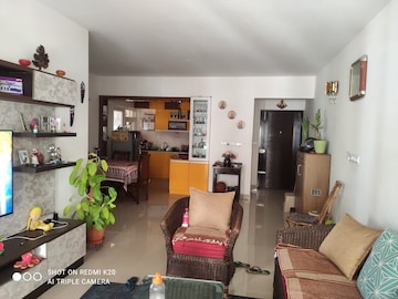 Living Room in 3 BHK Apartment at Ramky One North, Yelahanka – for Rent