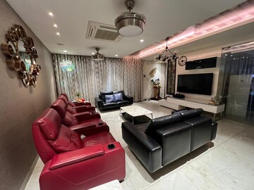 Living Room in 4 BHK Apartment at Prime Legend, Kondapur – for Rent