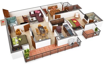 Furnished Amenities in 2 BHK Apartment at Ayaan Max Heights Majestic, Sikar Road – for Sale