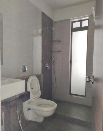 Bathroom in 3 BHK Apartment at Wadhwa TW Gardens, Kandivali East – for Rent