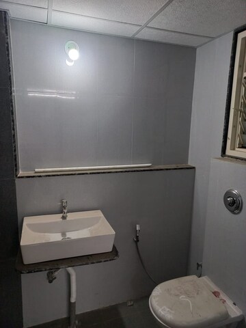 Bathroom in 3 BHK Apartment at Goel Ganga Altus, Kharadi – for Rent