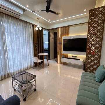 Living Room in 2 BHK Apartment at Geomatrix Silvercrest, Kalamboli Sector 20 – for Sale