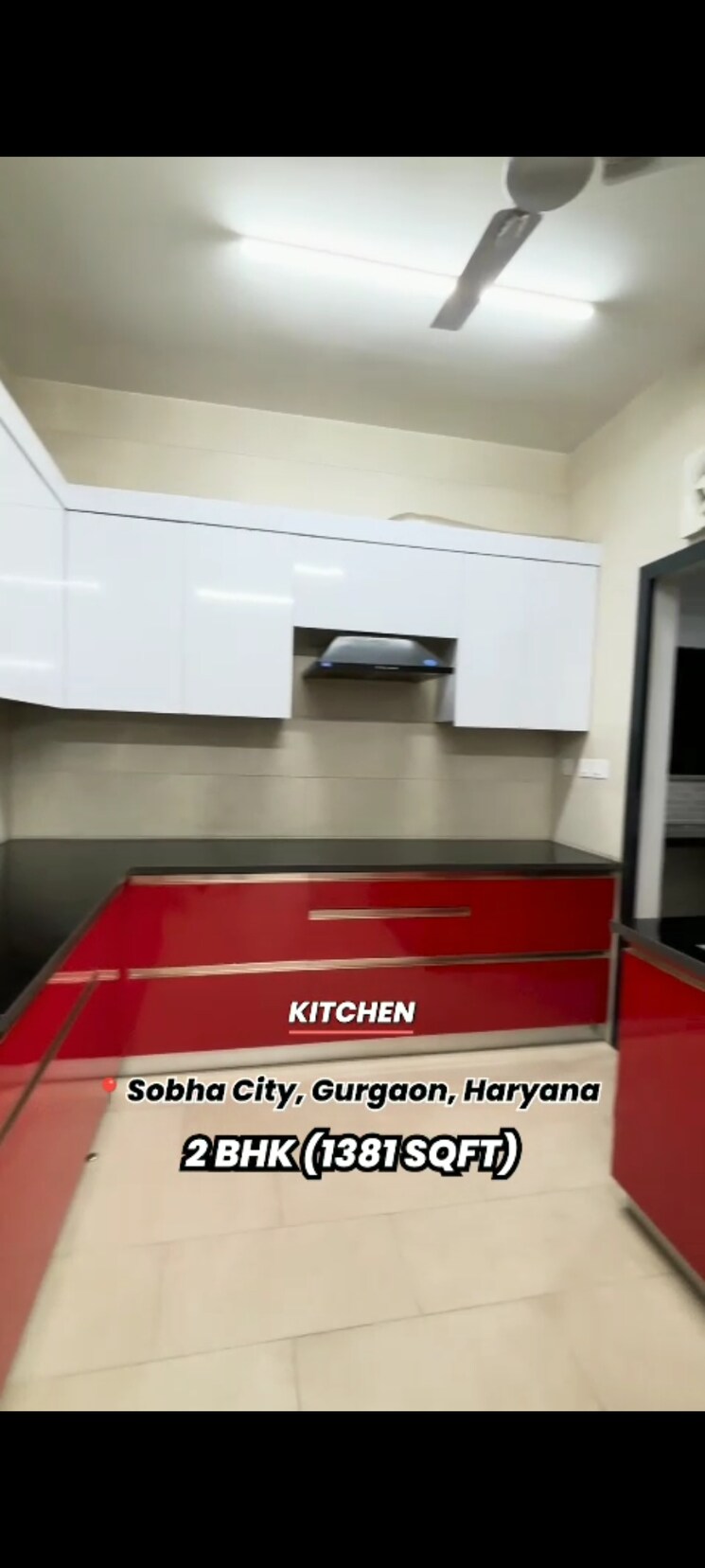 Kitchen, sobha-city-gurgaon 2 Bedroom 1381 Sq.Ft. Apartment In Sector 108 Gurgaon 8232452